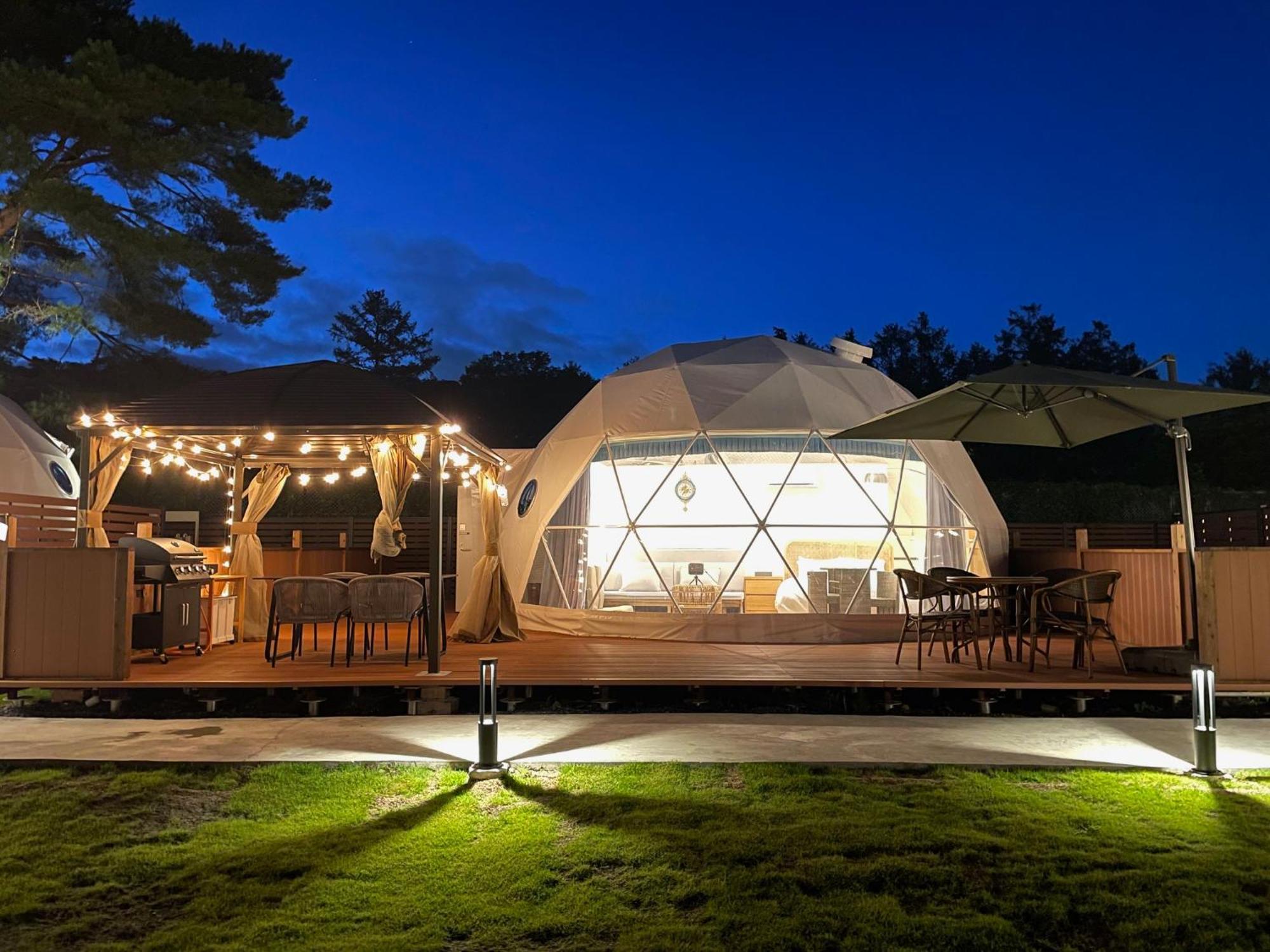 Gramercy Village 山中湖 Glamping &Sauna Yamanakako Exteriör bild