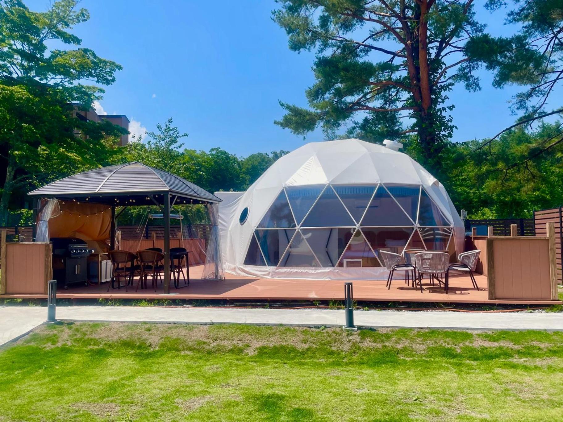 Gramercy Village 山中湖 Glamping &Sauna Yamanakako Exteriör bild